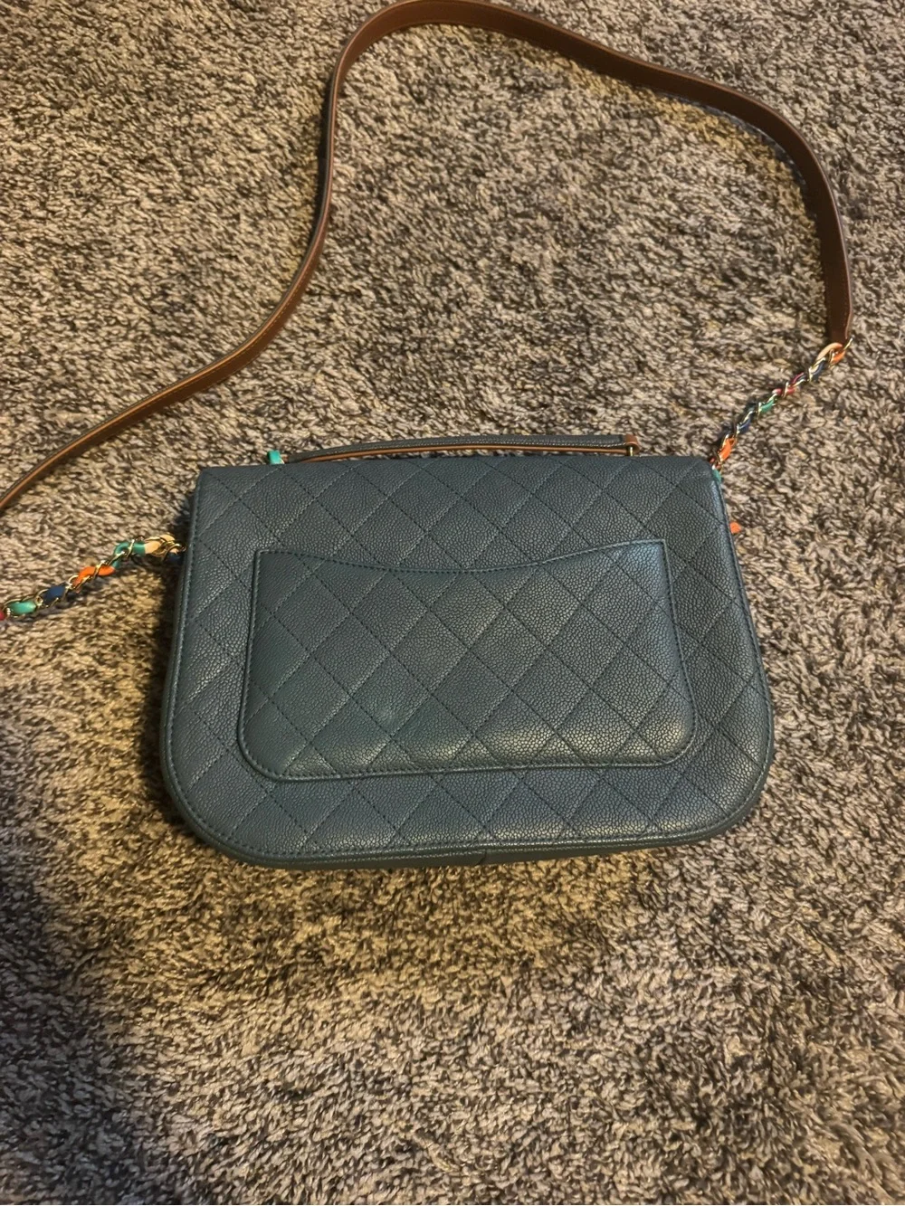 Chanel Cuba edition blue caviar with gold hardware